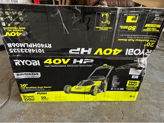 RYOBI 40V HP Brushless 20" Push Mower