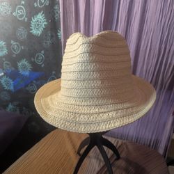 Straw Fedora Hat