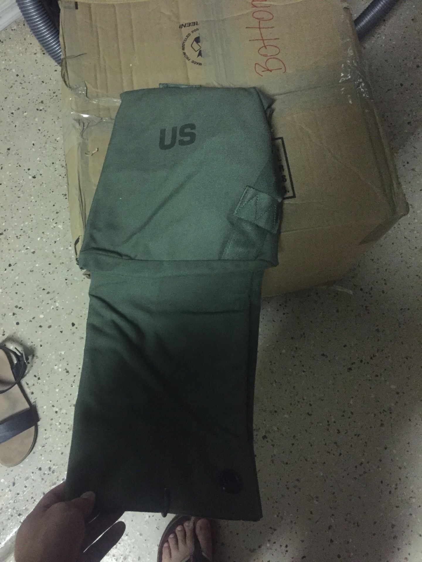 US military duffle bag