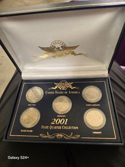 2001 US State Quarter Collection set