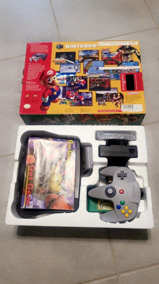 NINTENDO 64 AND GAMES