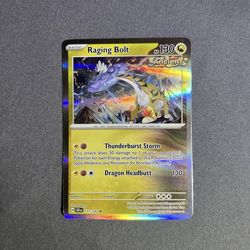 Raging Bolt Pokémon card