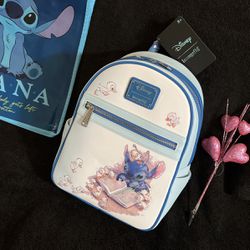 Disney /Loungefly STITCH Reading To Ducklings 🐥 -pIf Posted It’s Available ! More In Profile -(Price Is Firm )Perfect For Grad 👩‍🎓 Or Mothers Day !