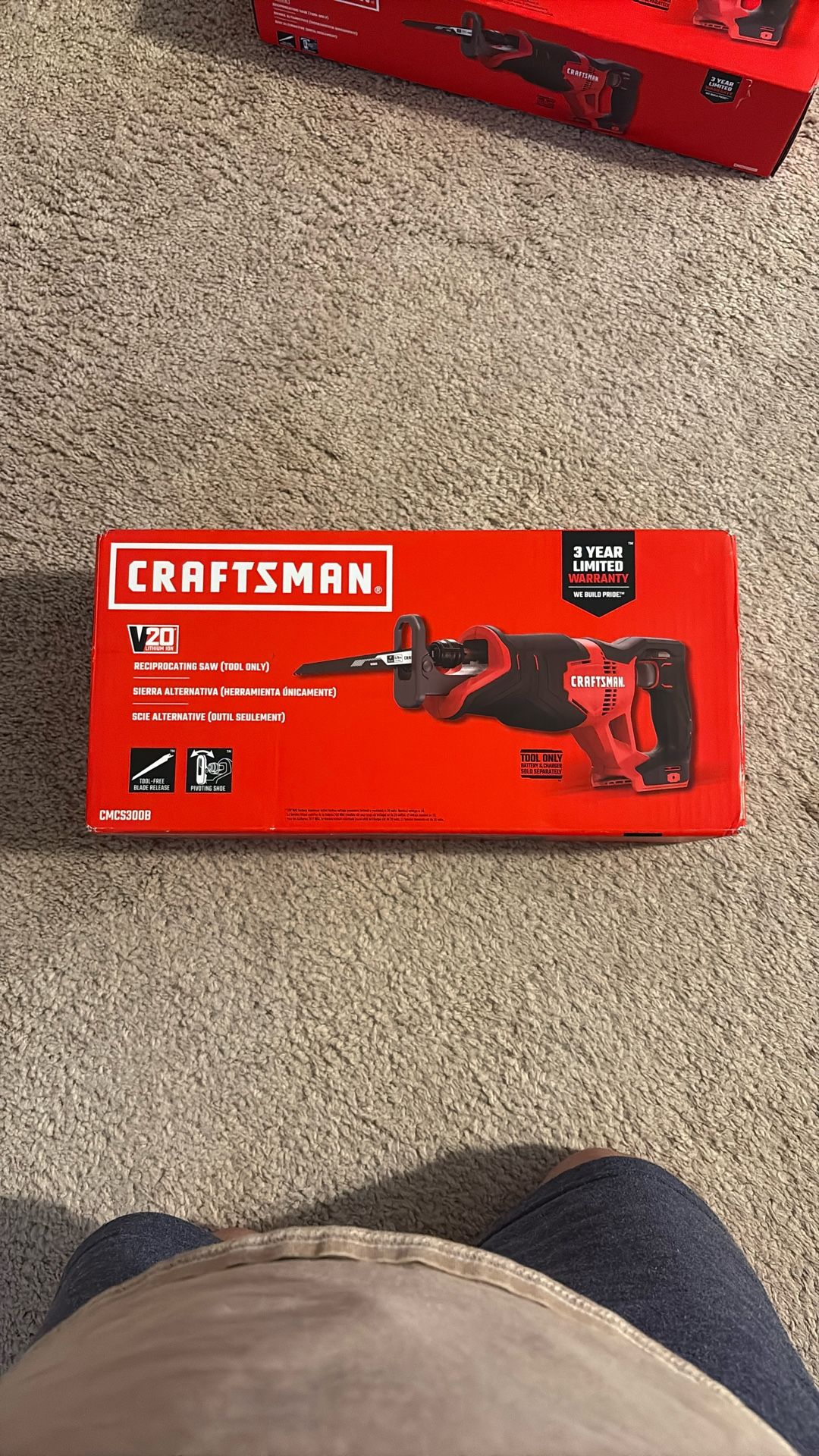 Craftsman Cordless Reciprocating Saw