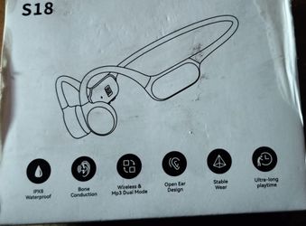 S18 bone conduction wireless headphones