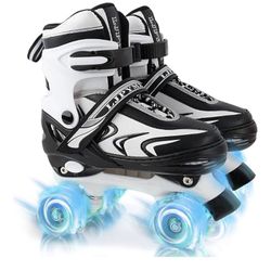 Adjustable roller skates for boys and girls Size Large(3Y-6Y US