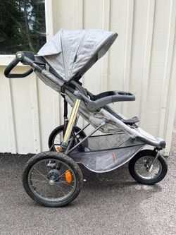 Monbebe All-Terrain Jogging Stroller – Gray – Excellent Condition