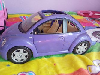 Barbie VW Beetle Toy Car Purple