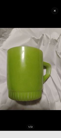 Fire king jadeite coffee mug