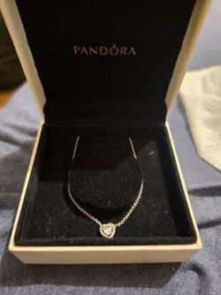 Pandora Elevated Heart Necklace