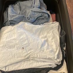 Lot Of Tshirts And Botton Ups