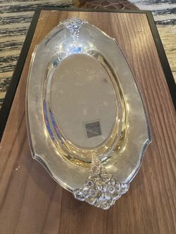 Vintage Silver Plated Webster-Wilcox Bread Tray