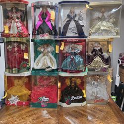 Holiday Barbie collection