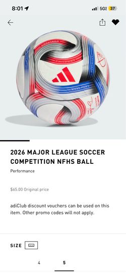 Brand new Adidas soccer ball