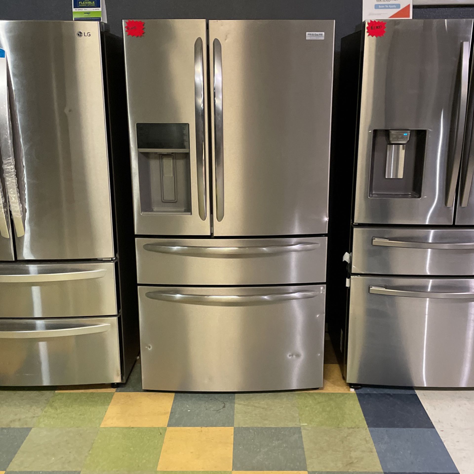 New Frigidaire Gallery Counter Depth Four Door Refrigerator‼️‼️‼️