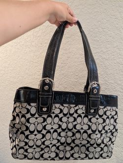 Coach Signature Canvas Tote Bag