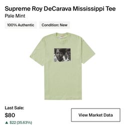 Supreme Mississippi Tee Large $30