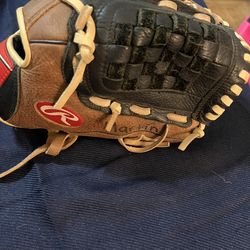 Rawlings Leather Left Handed Glove Size11.5