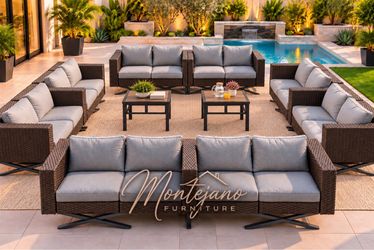 Huge patio furniture set