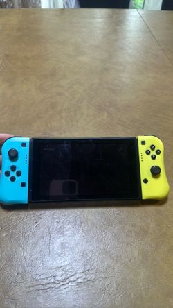 Nintendo Switch with Neon Joy-Cons