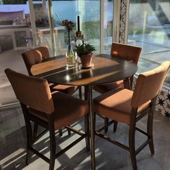 Bar height dining table and chair set- $300 obo