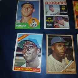 Baseball Cards For Sale  1960s
