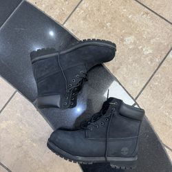 Black Timberland 6 Inch Water Proof Size 11 Men