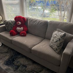 Light Gray 3 Seater Couch 
