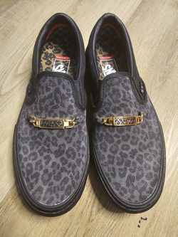 Vans Slip Ons Leopard Print