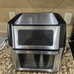 CROWNFUL Smart Air Fryer, 10.6 Quart Large