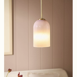 Ceiling light fixture- glass anthro