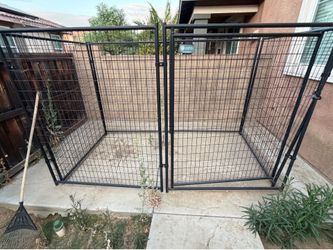 Heavy-Duty 10’ x 10’ AKC Welded Wire Dog Kennel / Outdoor Run