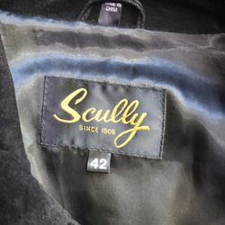 Scully Men’s Black Suede Leather Short Jacket