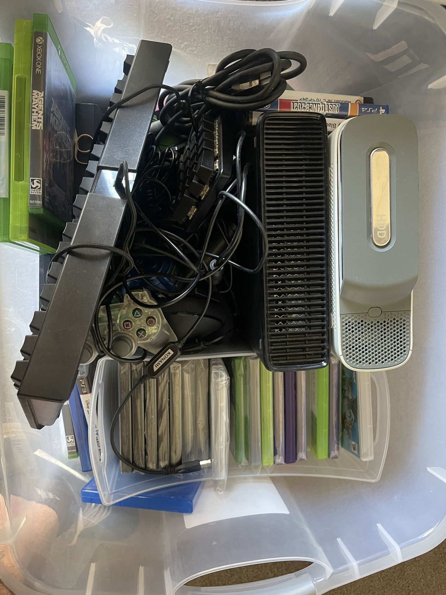 Box Of Video Games And Two Consoles (READ LISTING FIRST)