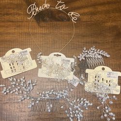 Bridal Hair Accessories $10 Each Or $45 For All