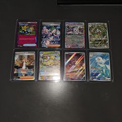 8 Pokémon Cards