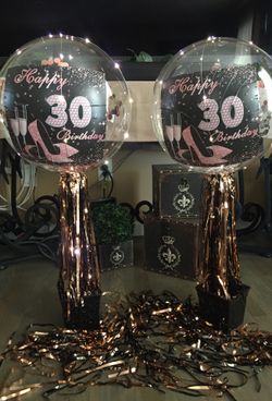 30th bday balloons