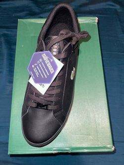 Lacoste Powercourt Black Shoes Sneakers Mens Size 10