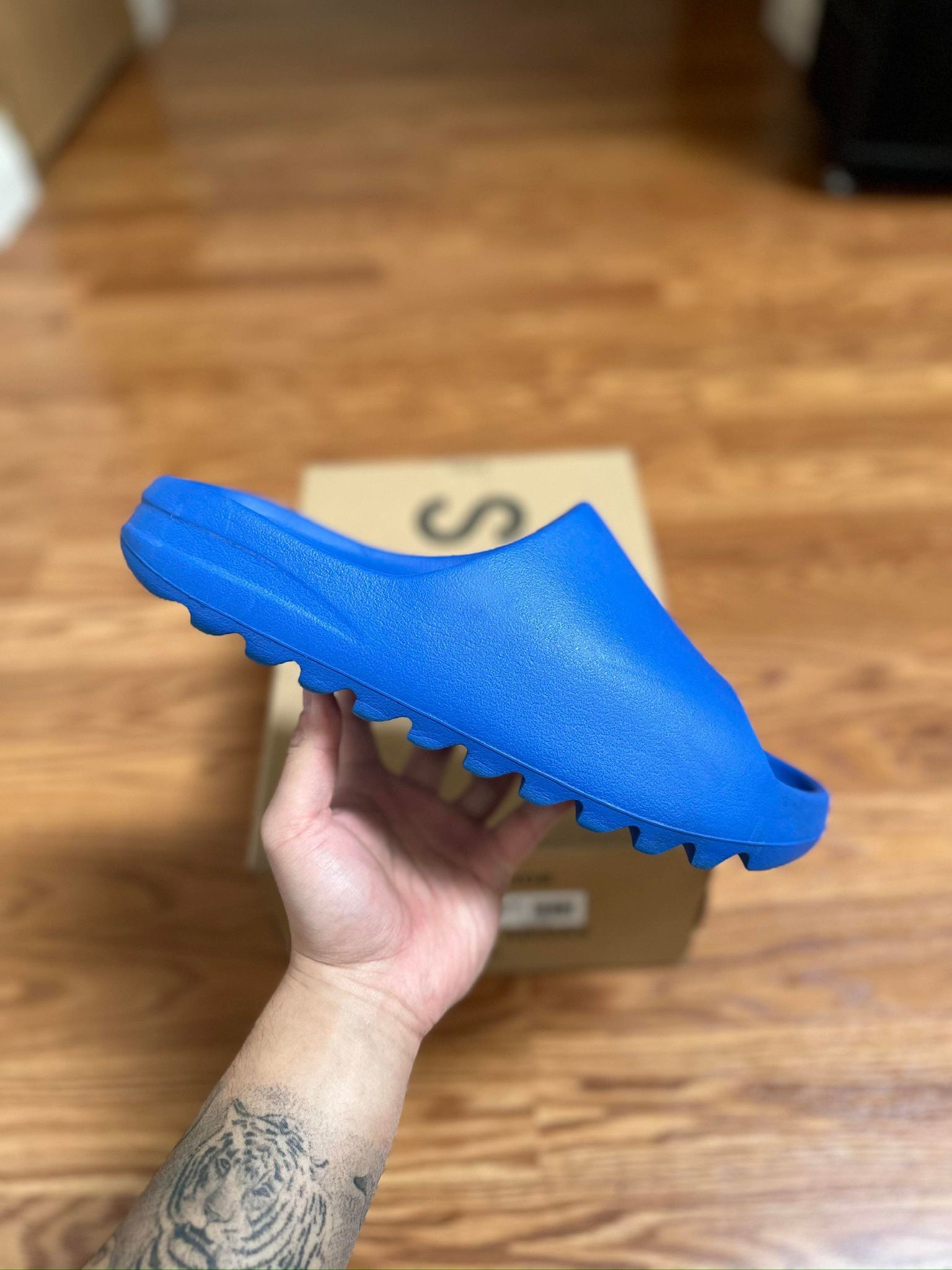Adidas Yeezy slide azure size 5, 6, 7, 8, 9, 14