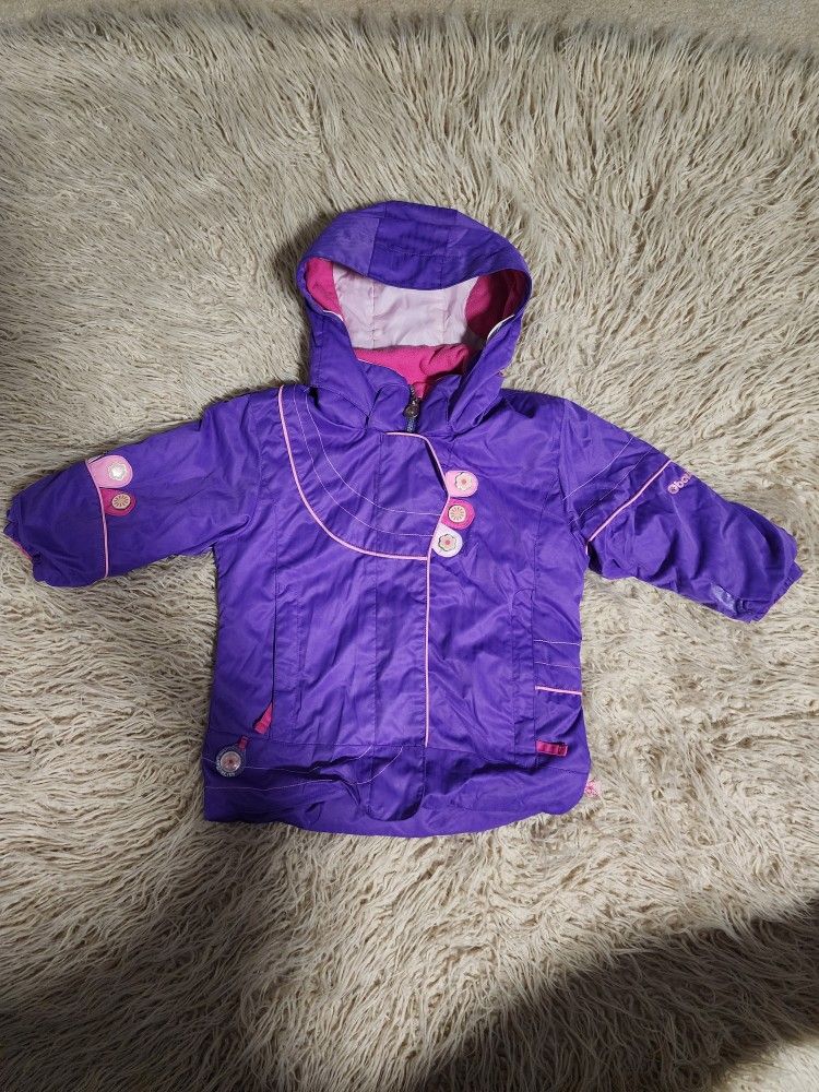 Obermeyer Purple Girls Size4 Ski Snow Winter Parka Jacket