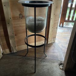 Candle Holder Seville with Metal Stand