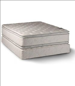 King Revirsable Pillowtop Mattress- Split Box Springs & Bed Frame Optional