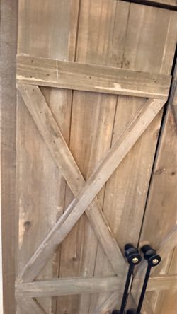 Real wood cabinet