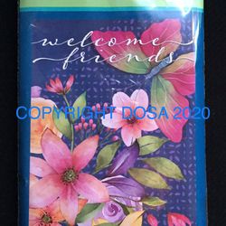 WinCraft Welcome Friends Garden Flag, P/N#0(contact info removed)