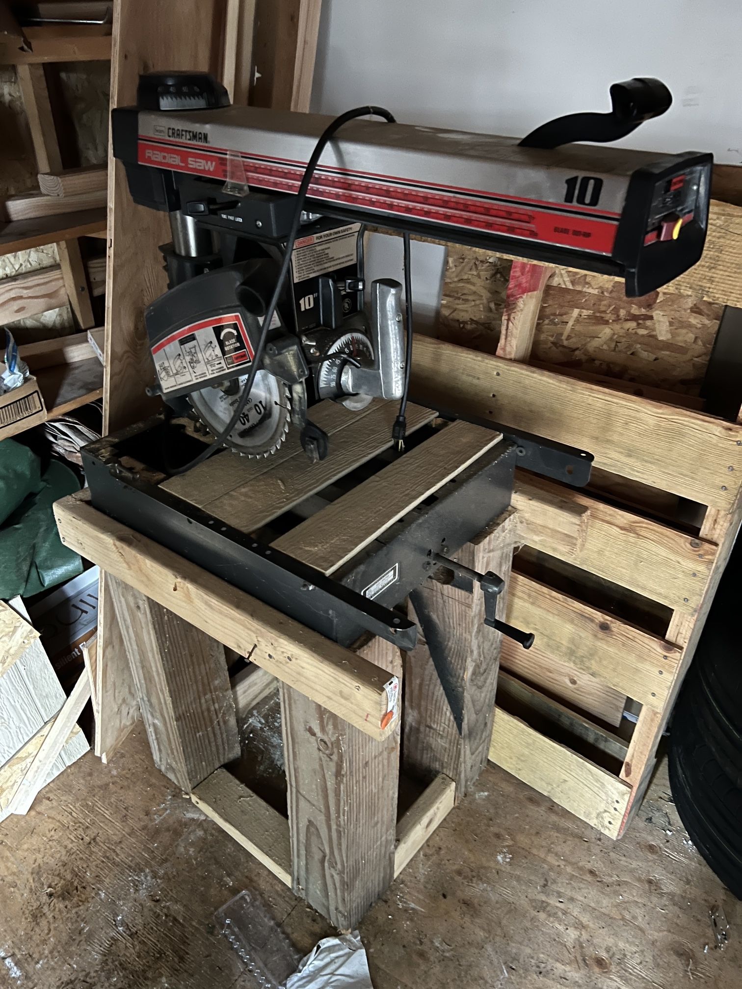 Craftsman Radial Saw 10