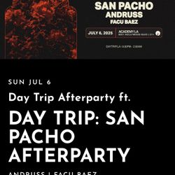San Pacho After party 4 Tickets