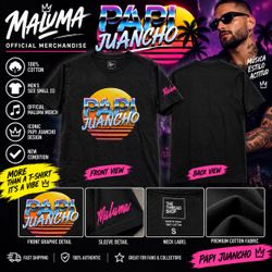 Maluma Papi Juancho Graphic T-Shirt Men’s Small Black 100% Cotton The Thread Shop