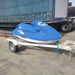 Yamaha GP 1200 Jet-Ski On Zeiman Trailer