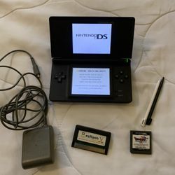 Used Blue Nintendo DS Lite  With Dragon Quest IX In Good Conditions 