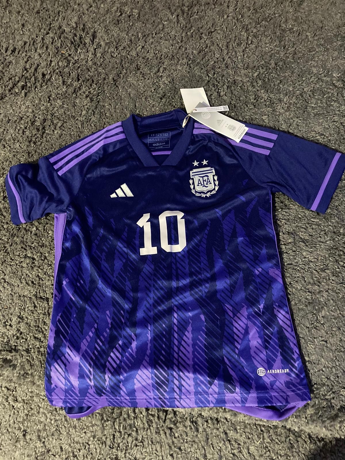 2022 adidas Lionel Messi Argentina Away Jersey